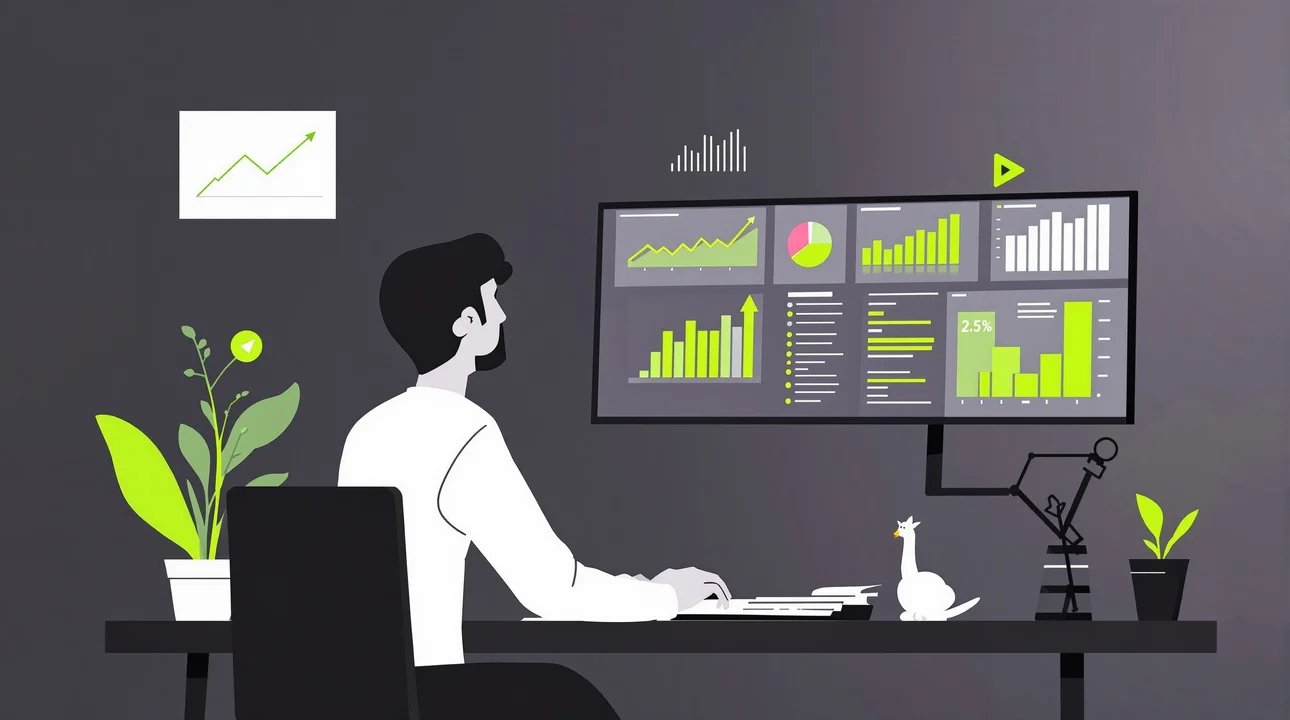 Digital marketing strategy and analytics dashboard
